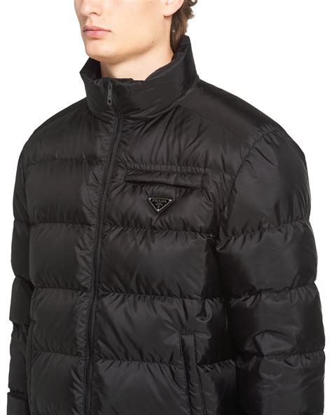 prada puffer jacket men|Prada bomber jacket for men.